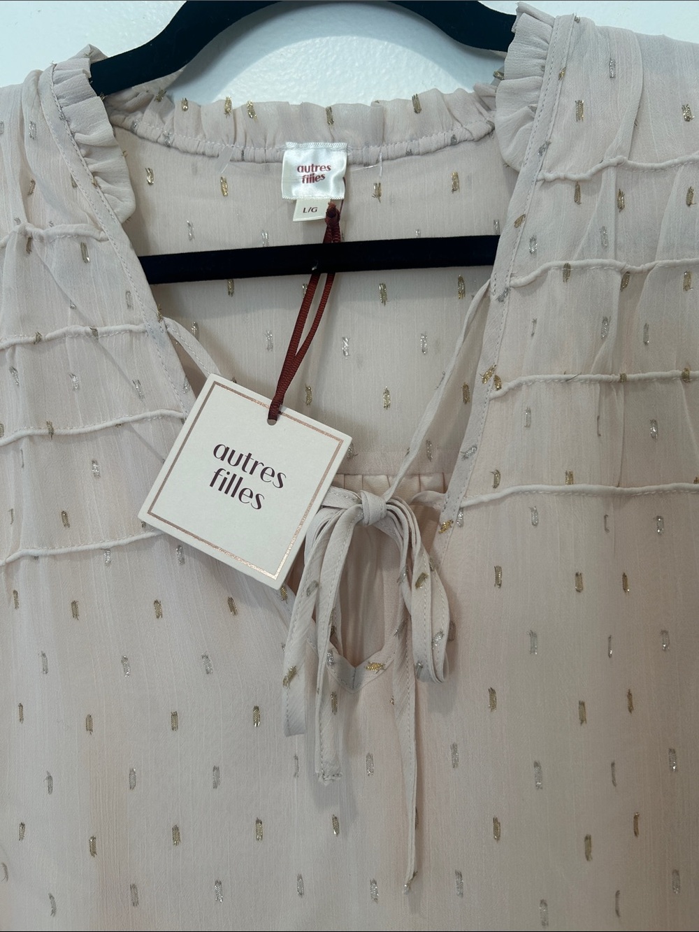 Autores Filles Blouse in Soft Cream - Artisan